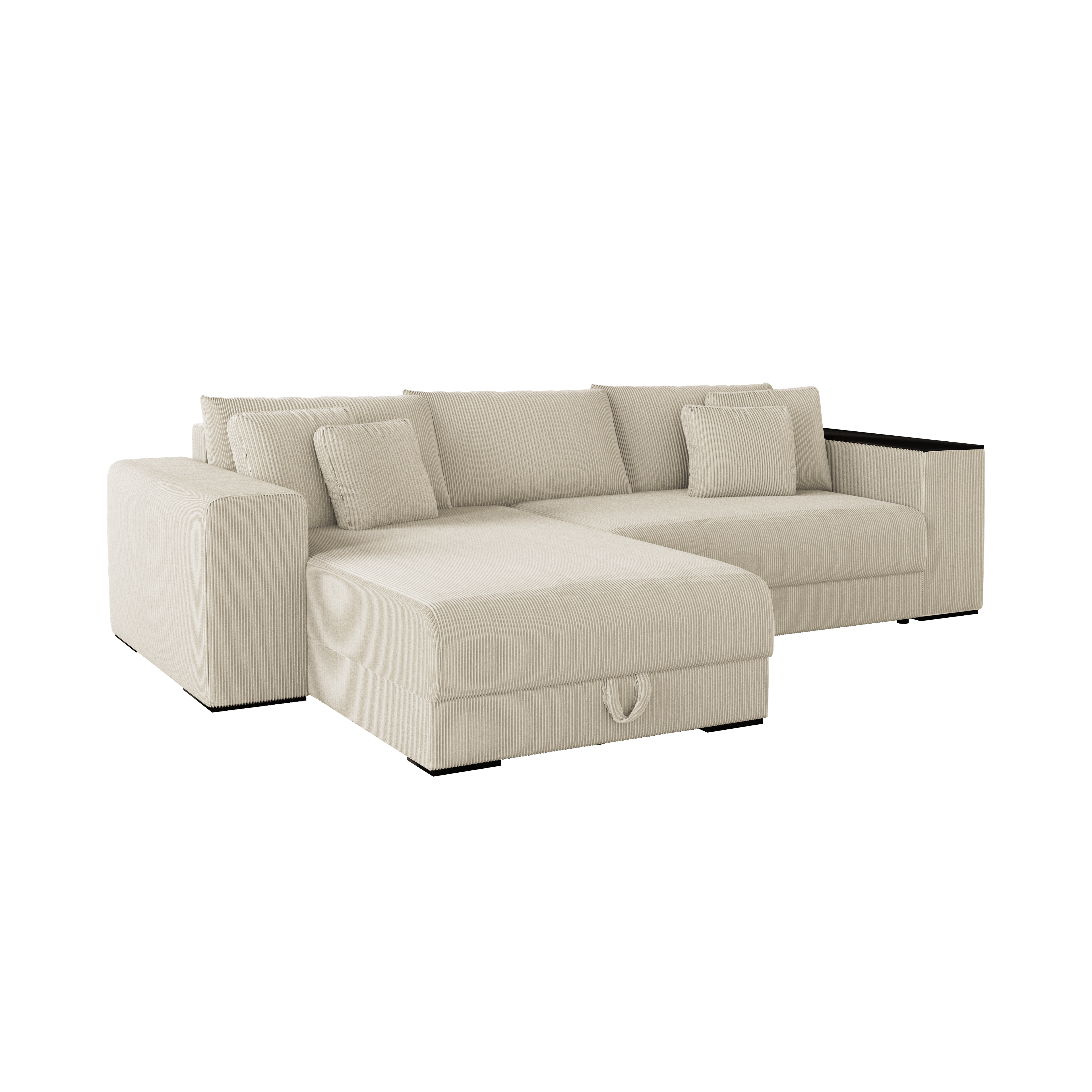 Bäddsoffa divan (vändbar) - Manchester, Kräm 22