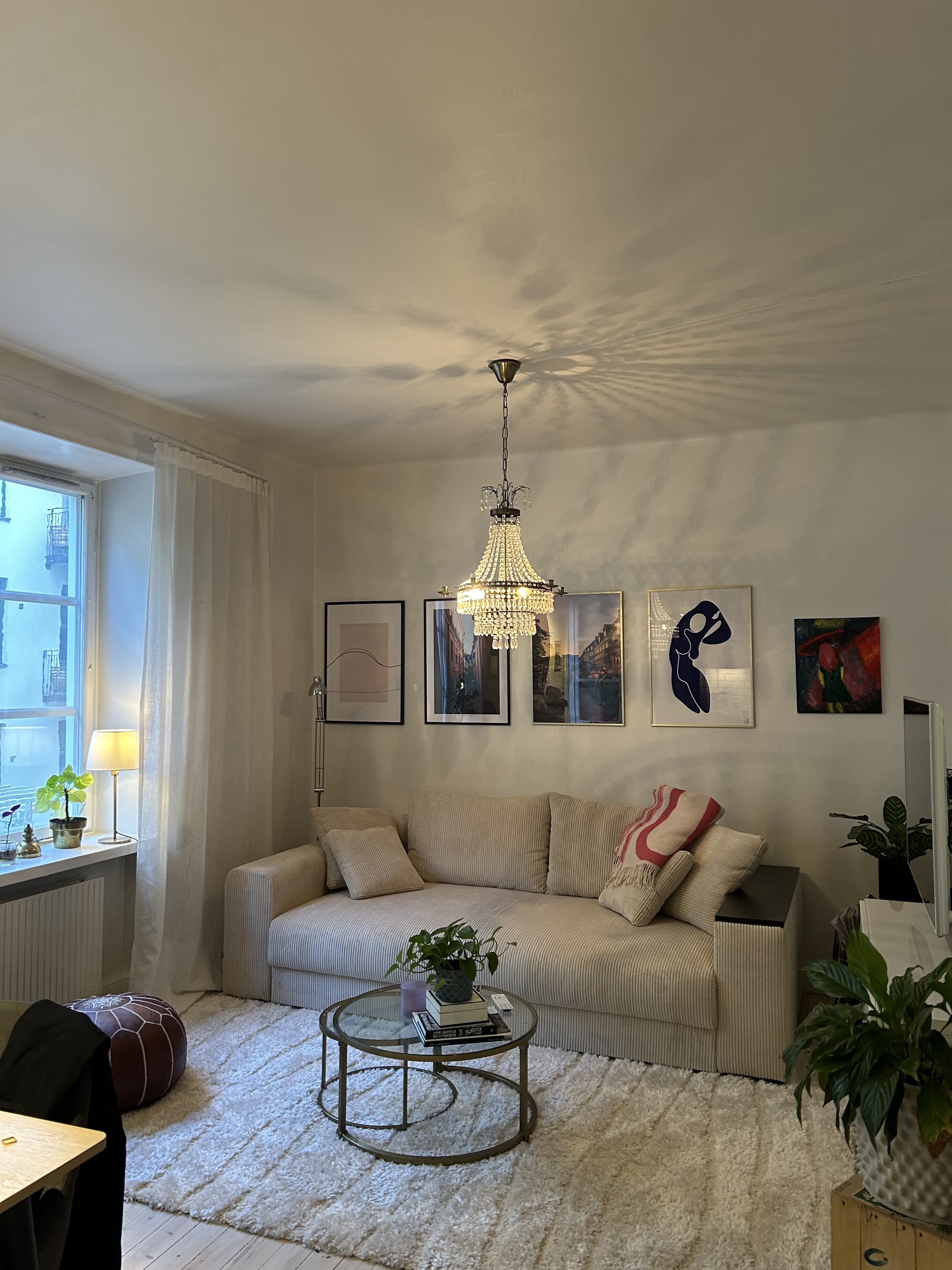 Björnen Pre-made Bäddsoffa rak - Kräm 22