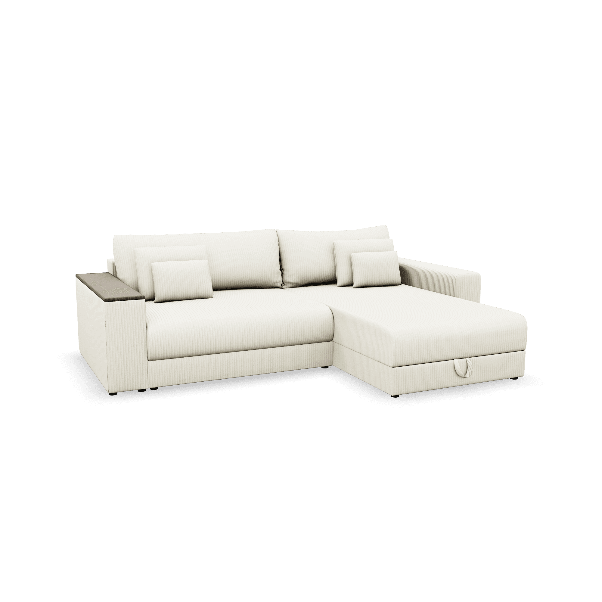 Björnen 2.0 Pre-made Bäddsoffa divan - Kräm 03