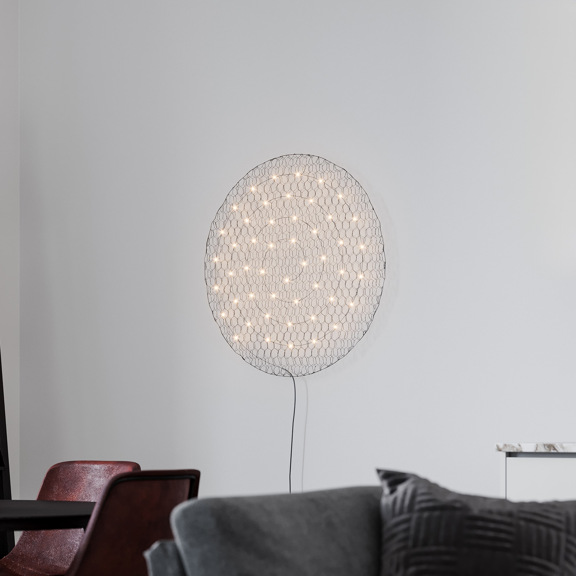 Vägglampa Svart