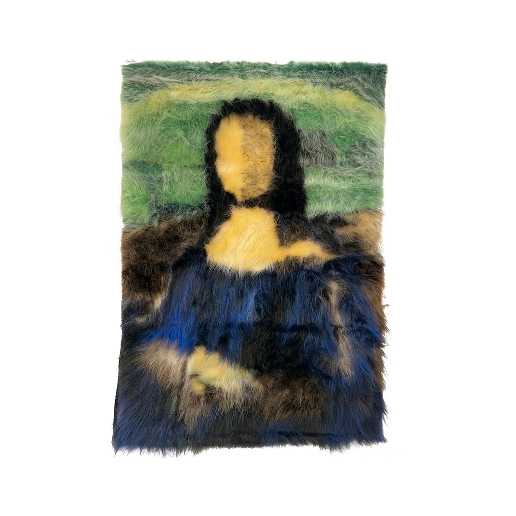 Fluffy Mona Lisa Tavla 80x54cm